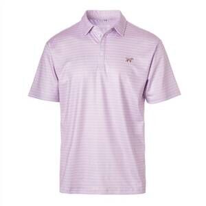 NEW FIELDSTONE men's clubhouse performance polo in lavender